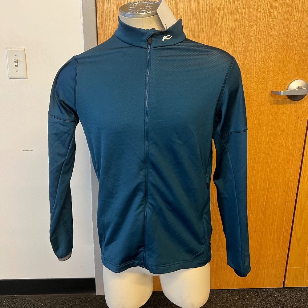 Kjus Men's Diamond Fleece Jacket - Turquoise - Size Medium